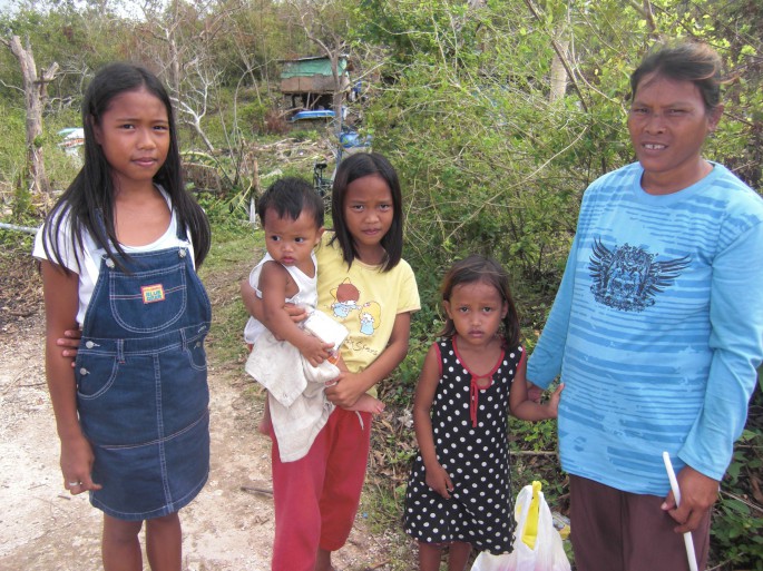 ヨランダ台風の被災者