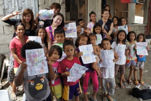 セブのスラムの子ども