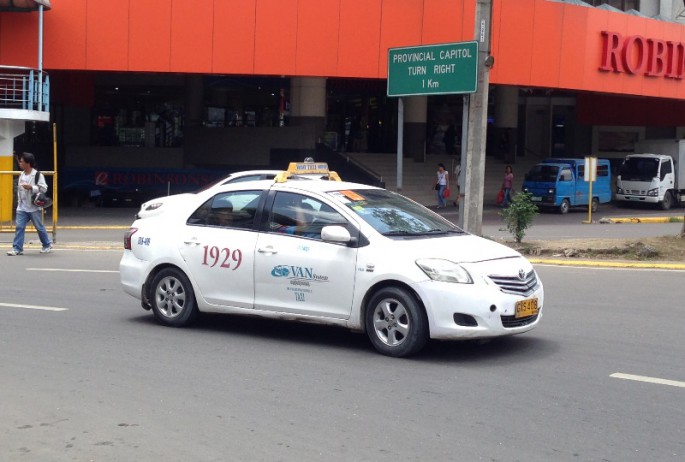 セブのタクシー