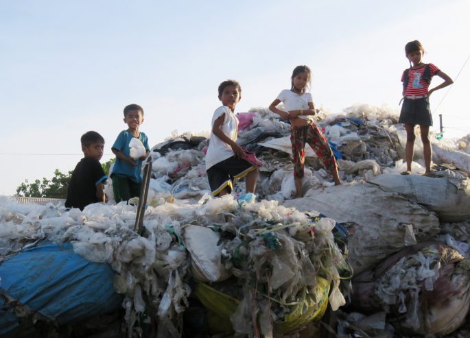 フィリピンのゴミ山