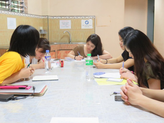 ボランティア仲間との活動