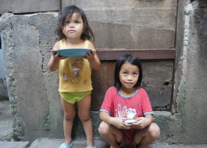セブのスラムの子ども