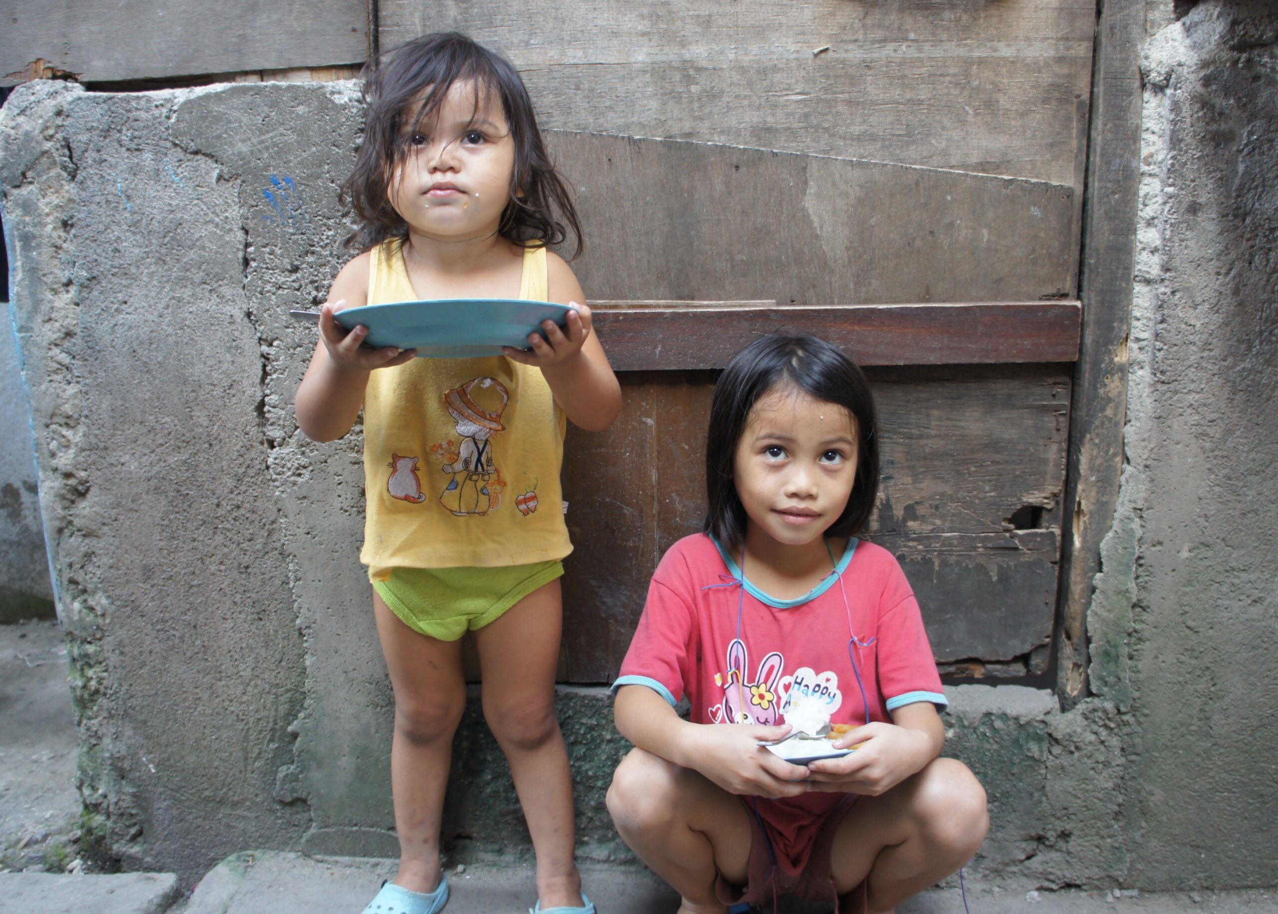 セブのスラムの子ども