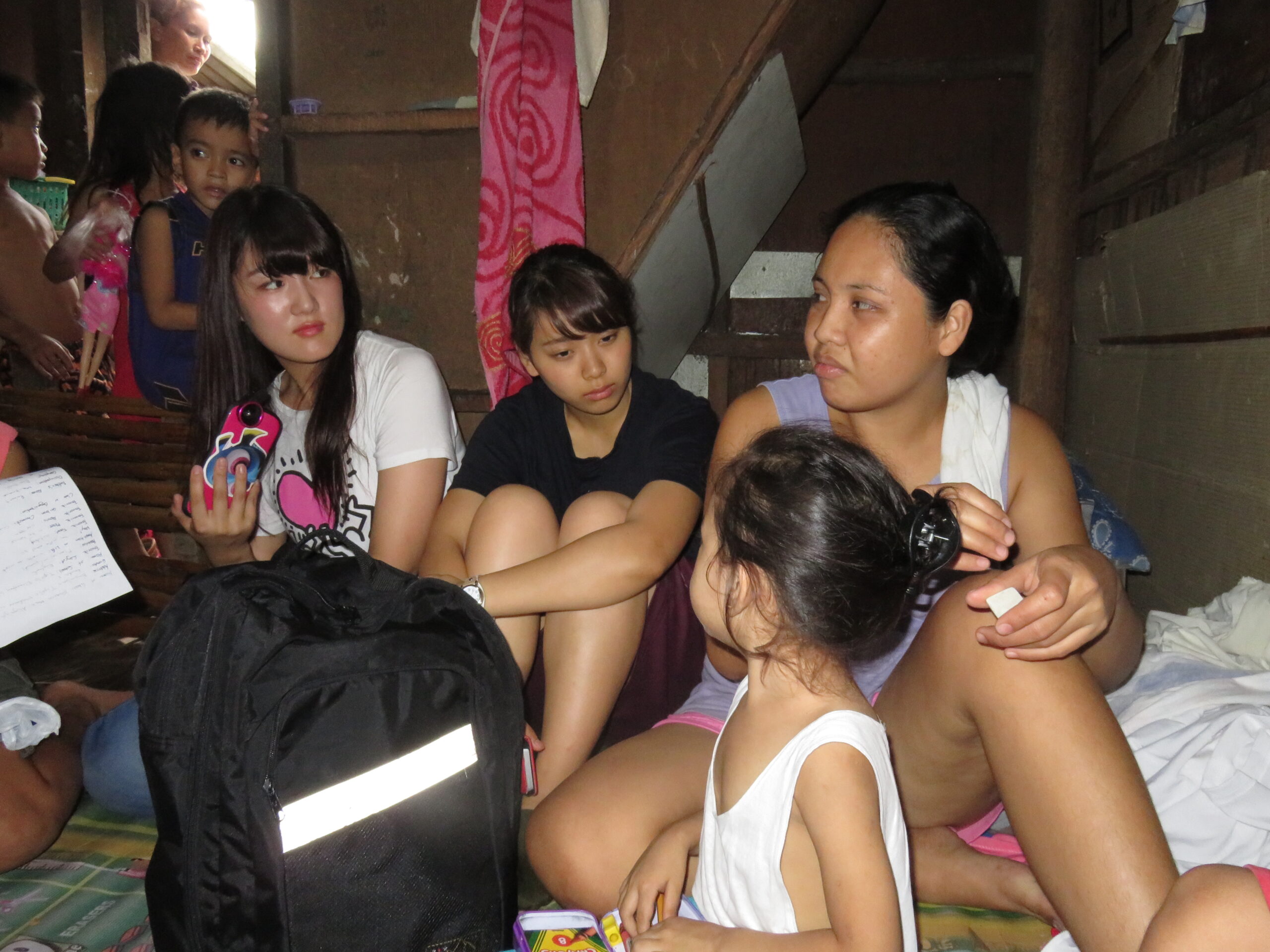 セブのスラム街の家庭訪問