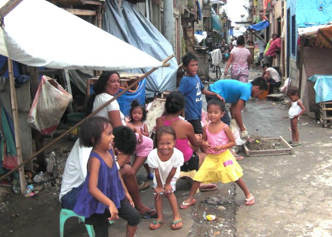 途上国のスラム街