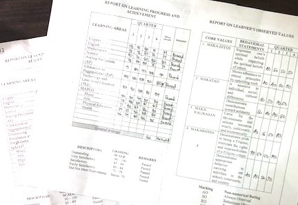 小学校の通信簿