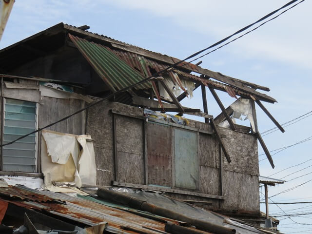 フィリピンのスラム街