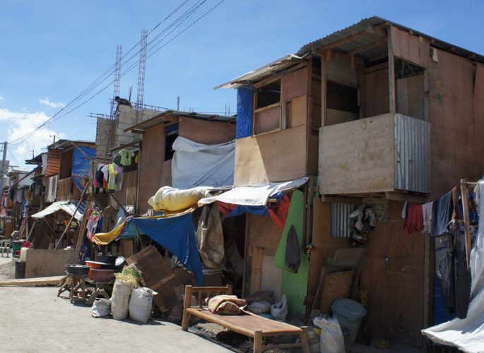 スラム街の家