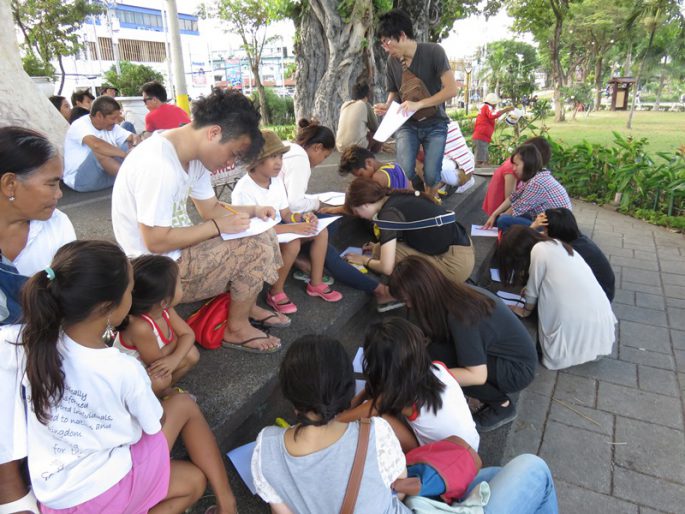 セブ島の青空教室