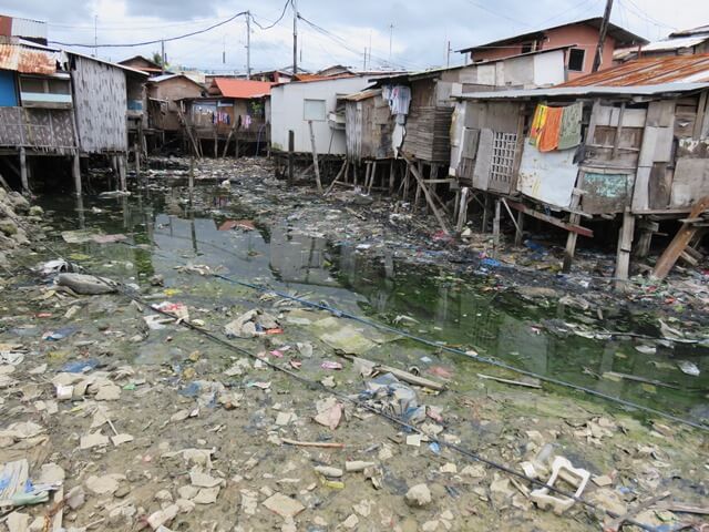 フィリピンのスラム街