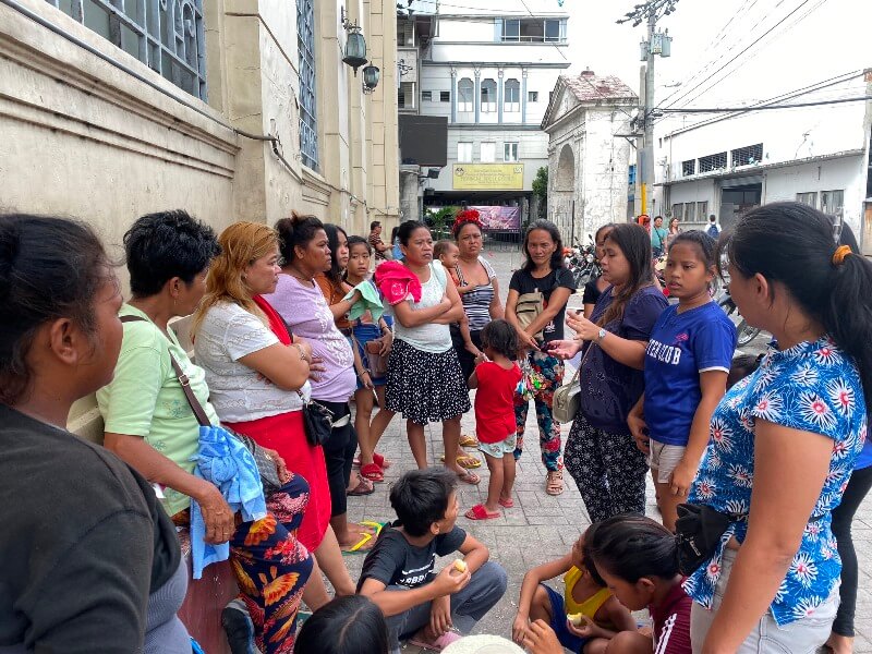 母親とのミーティング風景