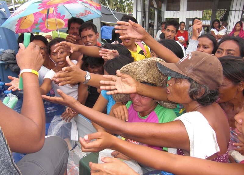 フィリピンの人道支援