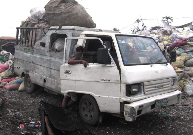 フィリピンのゴミ山