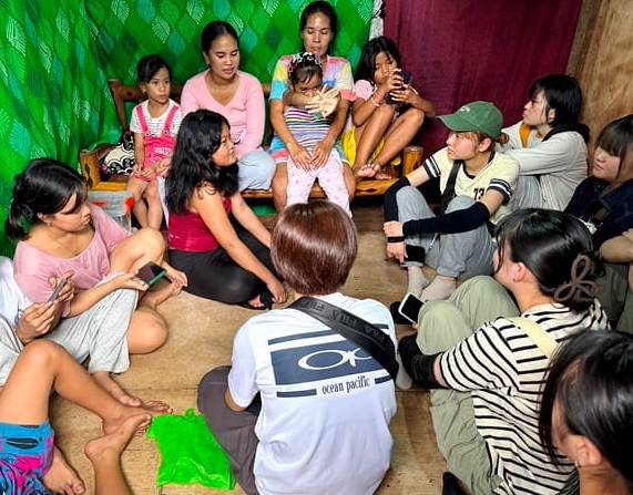 スラムの家庭訪問