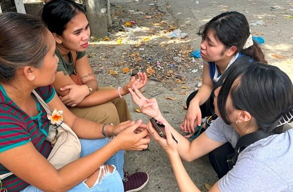 セブの墓地スラム