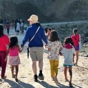 ゴミ山でのボランティア