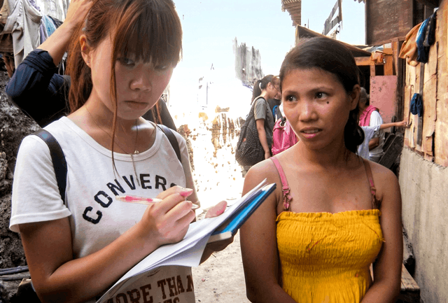 スラム街の調査