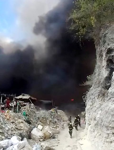 セブのゴミ山火災